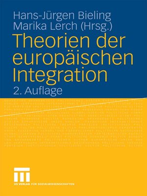 cover image of Theorien der europäischen Integration